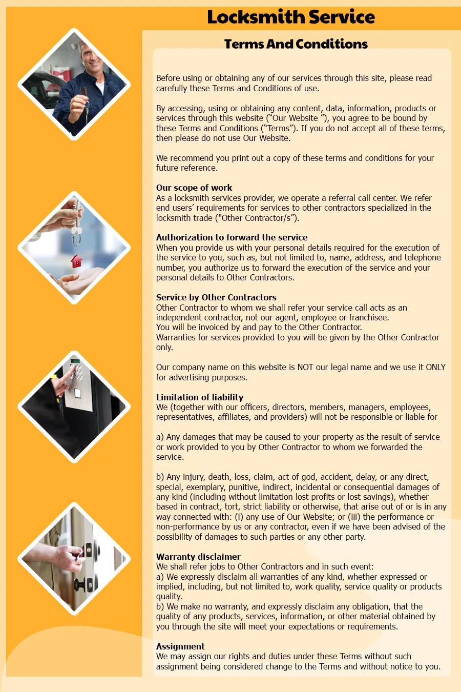 Cutler Bay FL Locksmith Store, Cutler Bay, FL 786-214-8212 - Terms